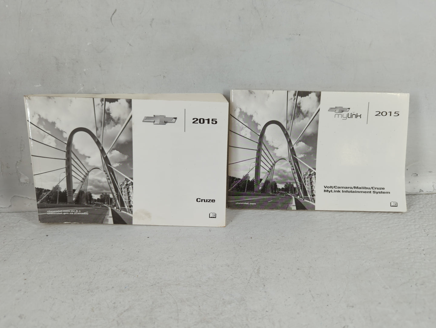 2015 Chevrolet Cruze Owners Manual Book Guide P/N:22951277 B OEM Used Auto Parts - Oemusedautoparts1.com