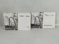 2015 Chevrolet Cruze Owners Manual Book Guide P/N:22951277 B OEM Used Auto Parts - Oemusedautoparts1.com