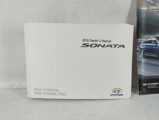 2016 Hyundai Sonata Owners Manual Book Guide P/N:GC10-EU59A OEM Used Auto Parts