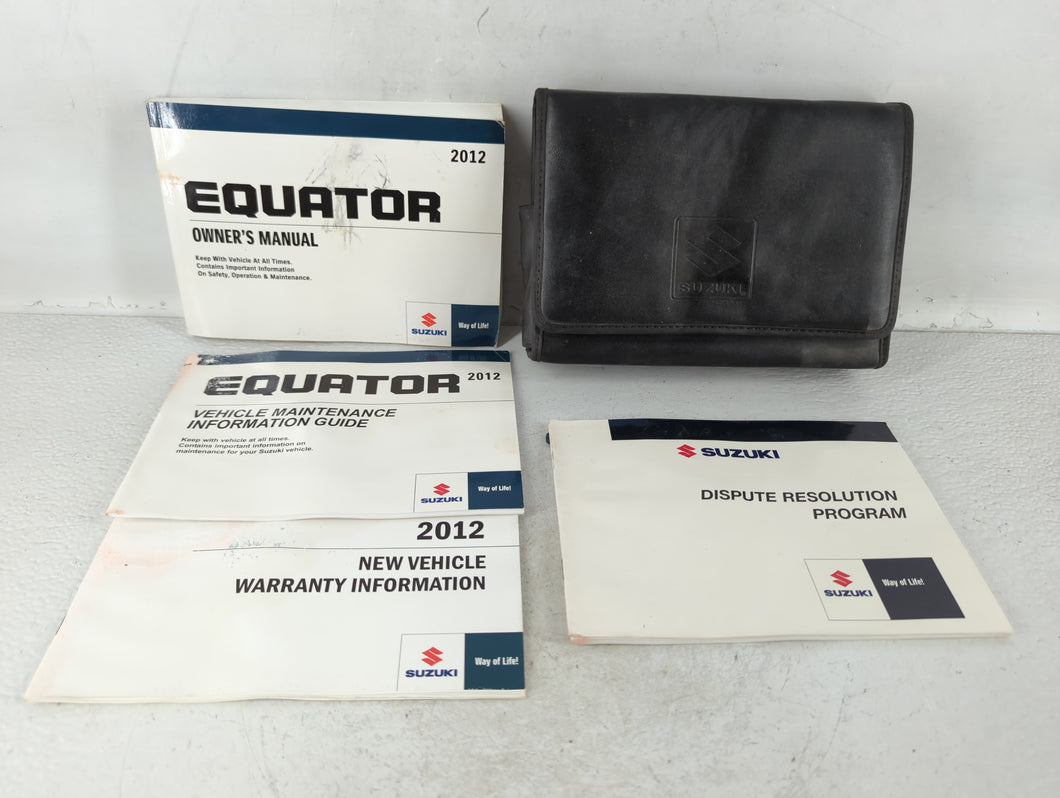 2012 Suzuki Equator Owners Manual Book Guide P/N:99011-82Z03-03E OEM Used Auto Parts