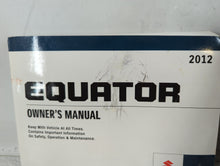 2012 Suzuki Equator Owners Manual Book Guide P/N:99011-82Z03-03E OEM Used Auto Parts