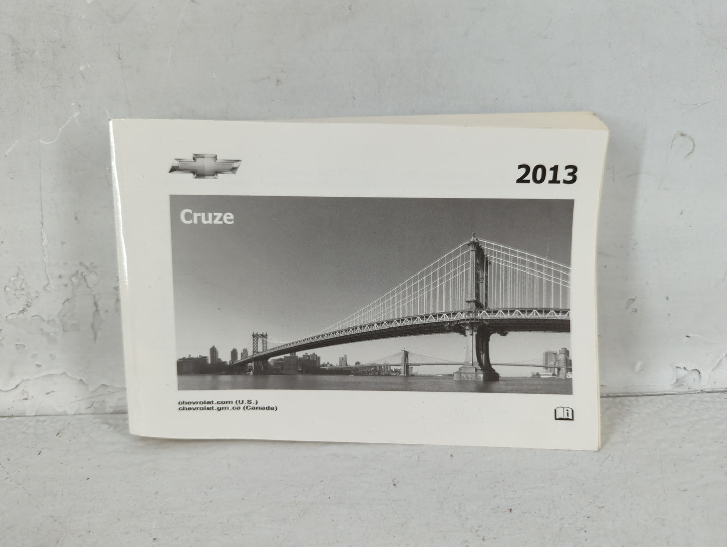 2013 Chevrolet Cruze Owners Manual Book Guide P/N:22771025 A OEM Used Auto Parts - Oemusedautoparts1.com