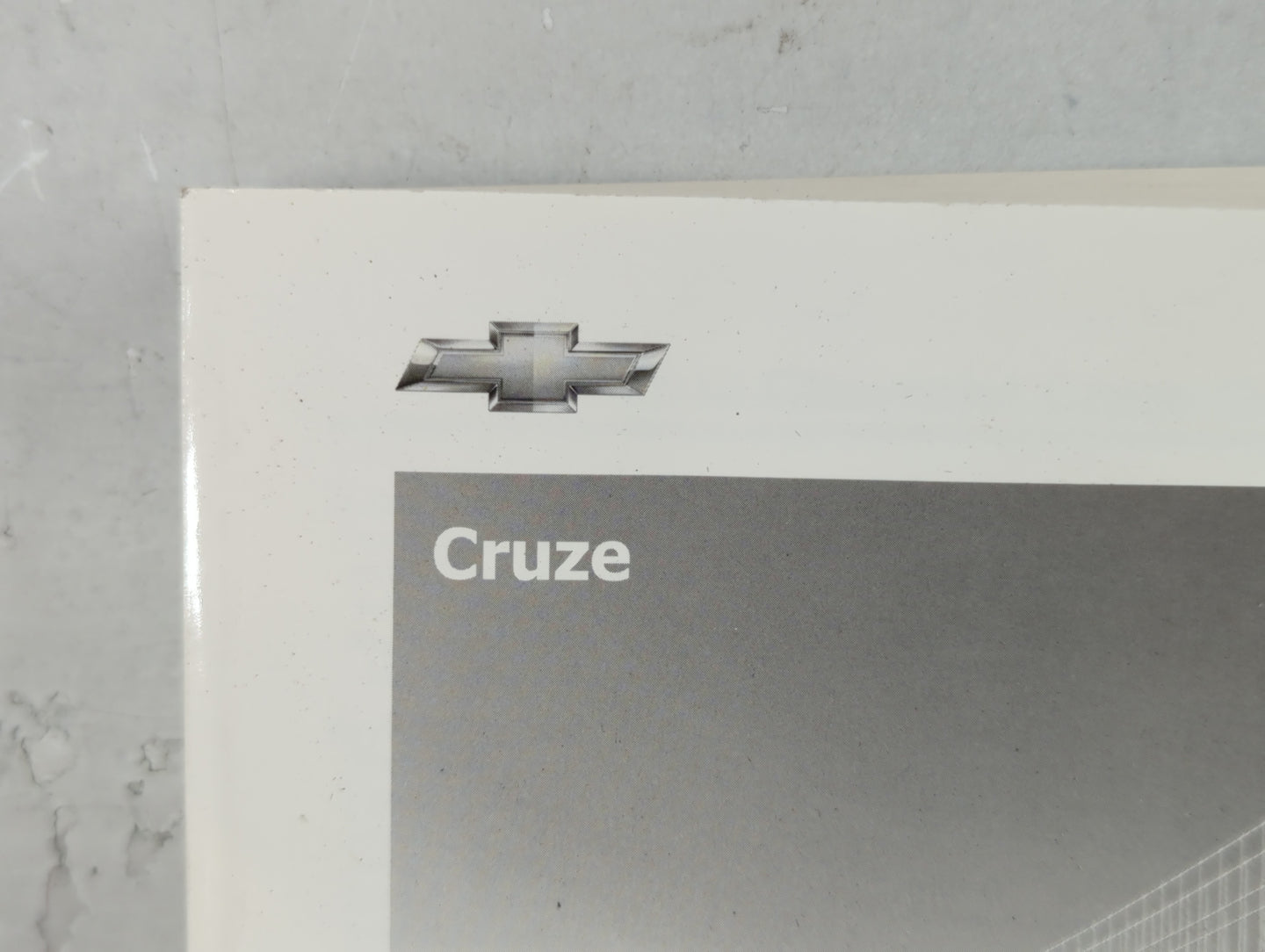2013 Chevrolet Cruze Owners Manual Book Guide P/N:22771025 A OEM Used Auto Parts - Oemusedautoparts1.com