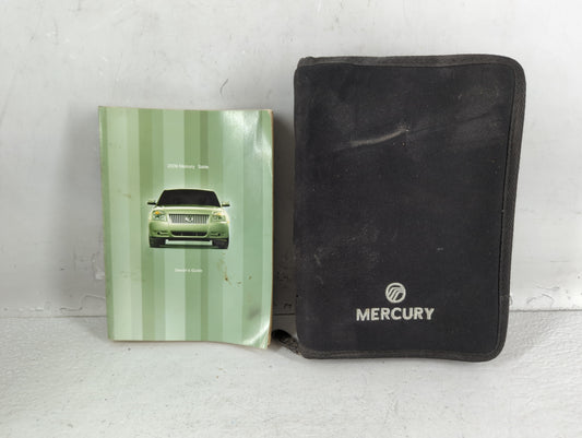 2008 Mercury Sable Owners Manual Book Guide P/N:8T5J 19A321 AA OEM Used Auto Parts - Oemusedautoparts1.com