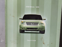 2008 Mercury Sable Owners Manual Book Guide P/N:8T5J 19A321 AA OEM Used Auto Parts - Oemusedautoparts1.com
