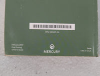 2008 Mercury Sable Owners Manual Book Guide P/N:8T5J 19A321 AA OEM Used Auto Parts - Oemusedautoparts1.com