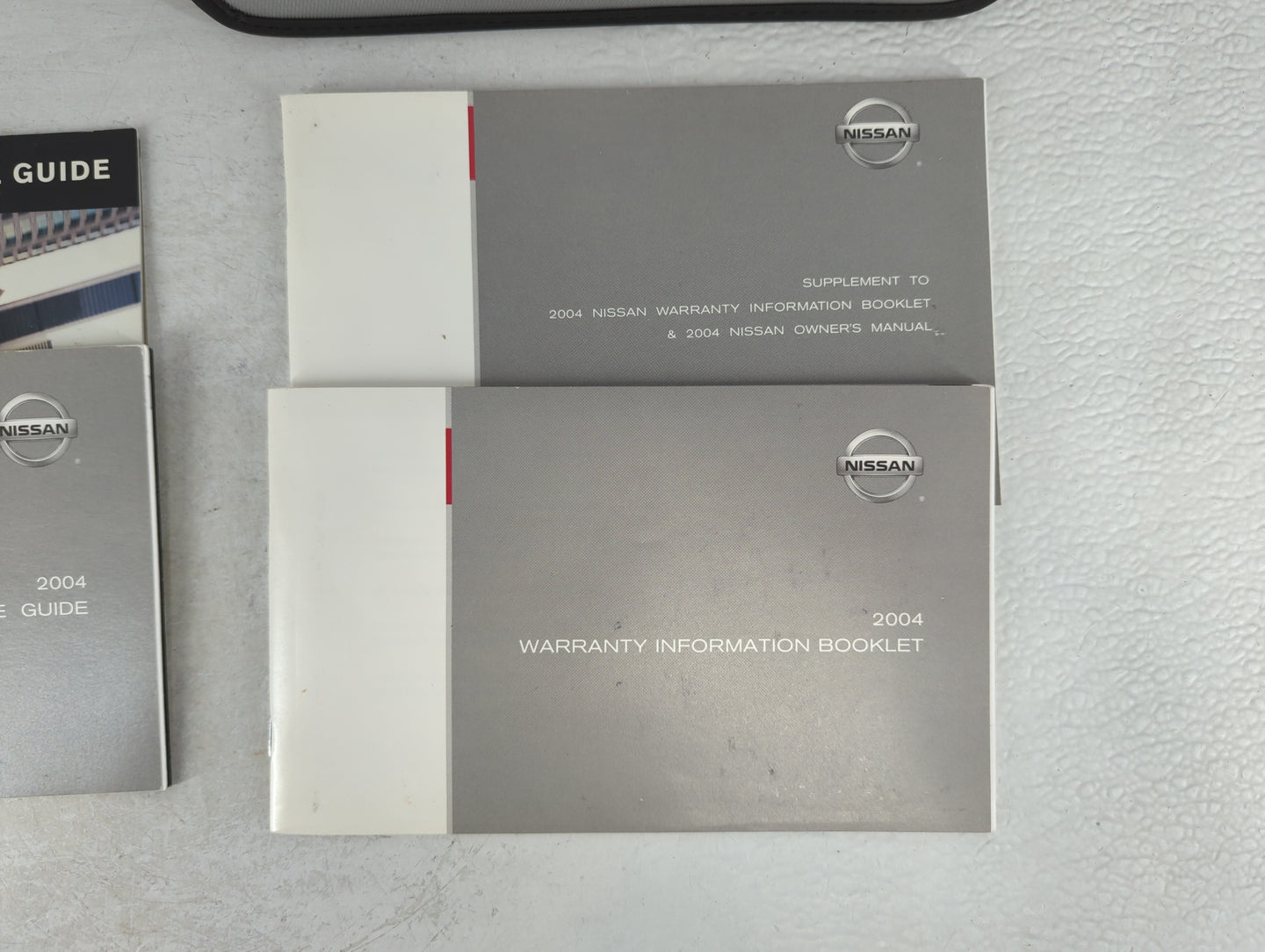 2004 Nissan Altima Owners Manual Book Guide OEM Used Auto Parts - Oemusedautoparts1.com