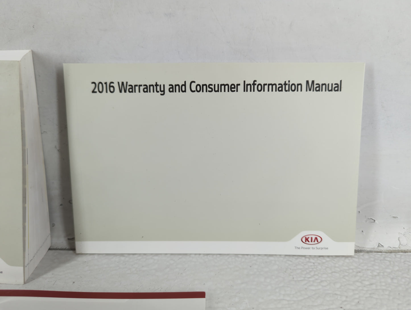 2016 Kia Rio Owners Manual Book Guide P/N:G1WO-EU59G OEM Used Auto Parts - Oemusedautoparts1.com