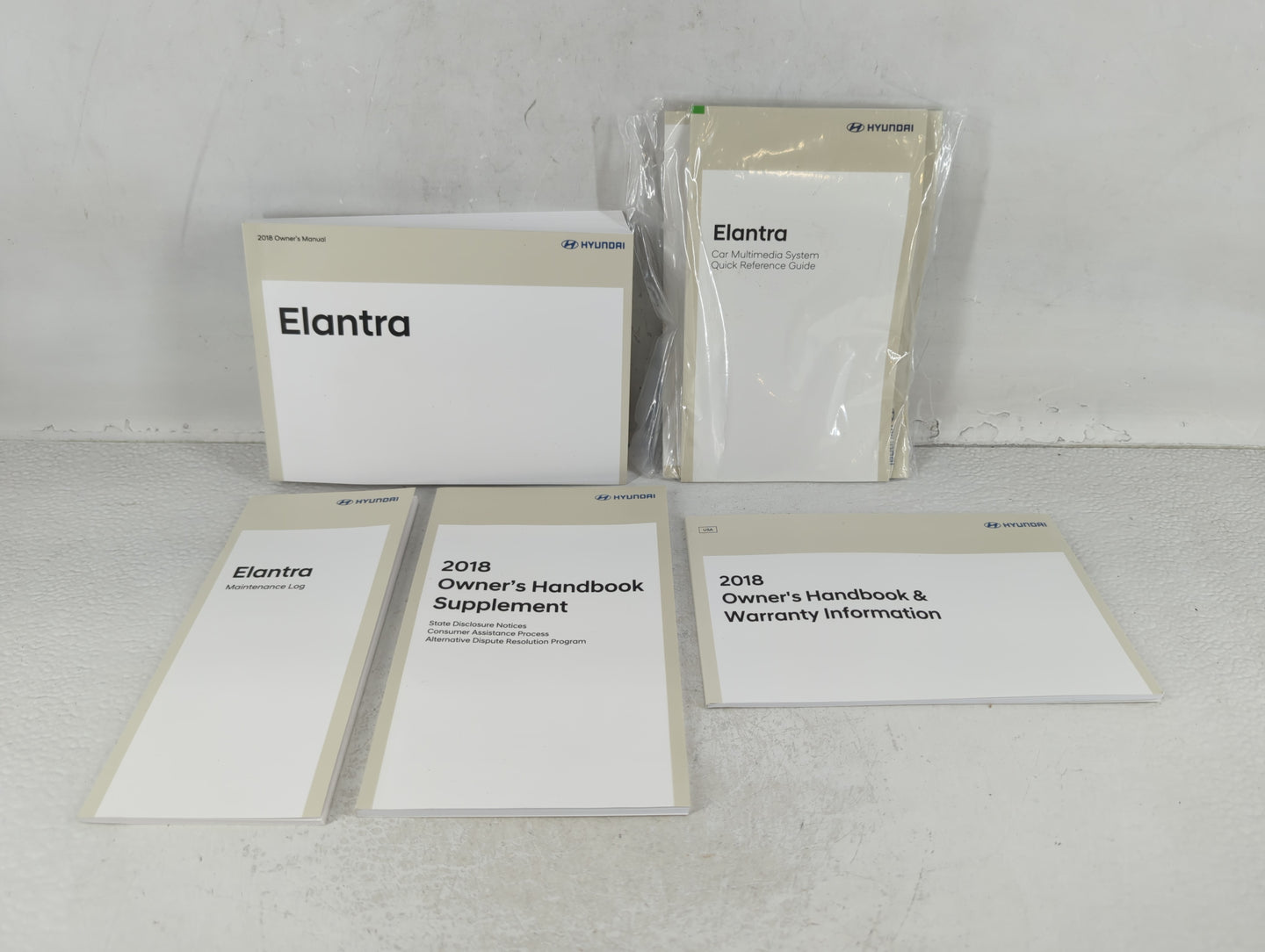 2018 Hyundai Elantra Owners Manual Book Guide OEM Used Auto Parts - Oemusedautoparts1.com