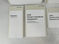 2018 Hyundai Elantra Owners Manual Book Guide OEM Used Auto Parts - Oemusedautoparts1.com