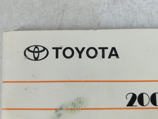 2001 Toyota Camry Owners Manual Book Guide P/N:01999-33527 OEM Used Auto Parts