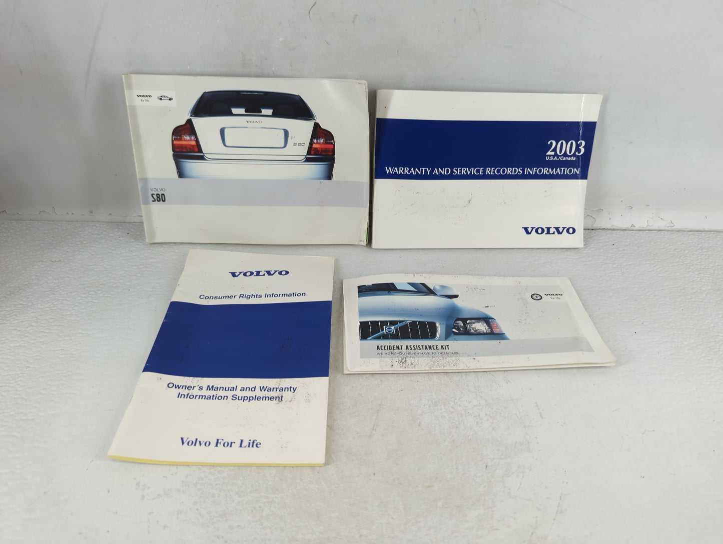 2003 Volvo S80 Owners Manual Book Guide OEM Used Auto Parts - Oemusedautoparts1.com