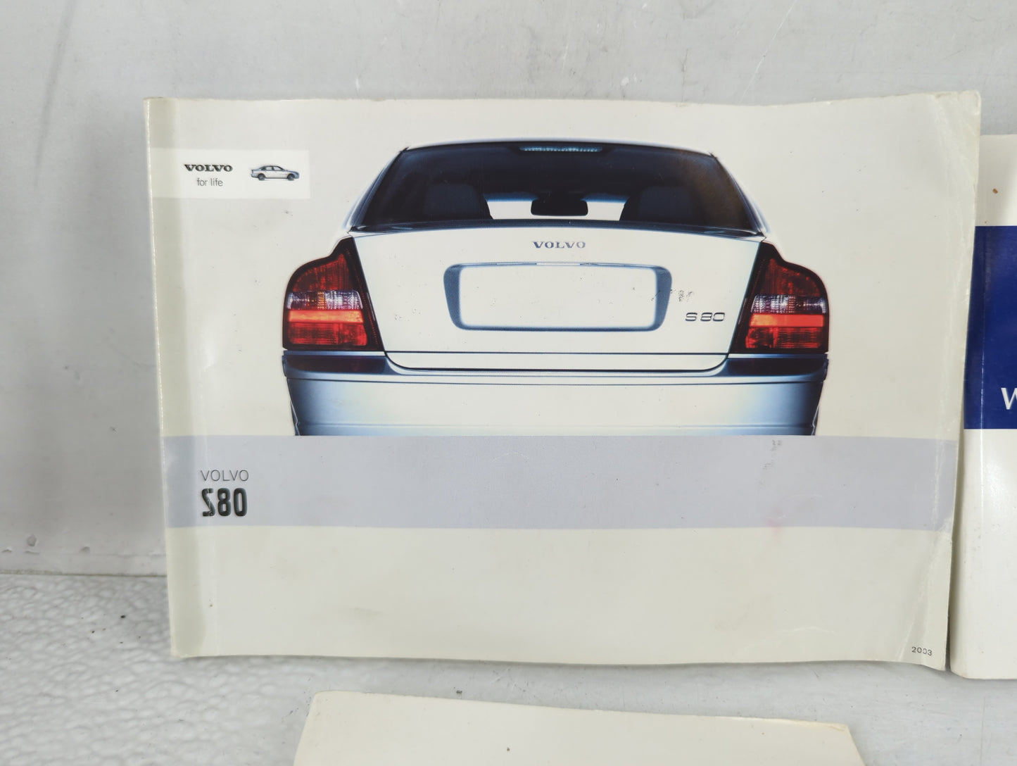 2003 Volvo S80 Owners Manual Book Guide OEM Used Auto Parts - Oemusedautoparts1.com
