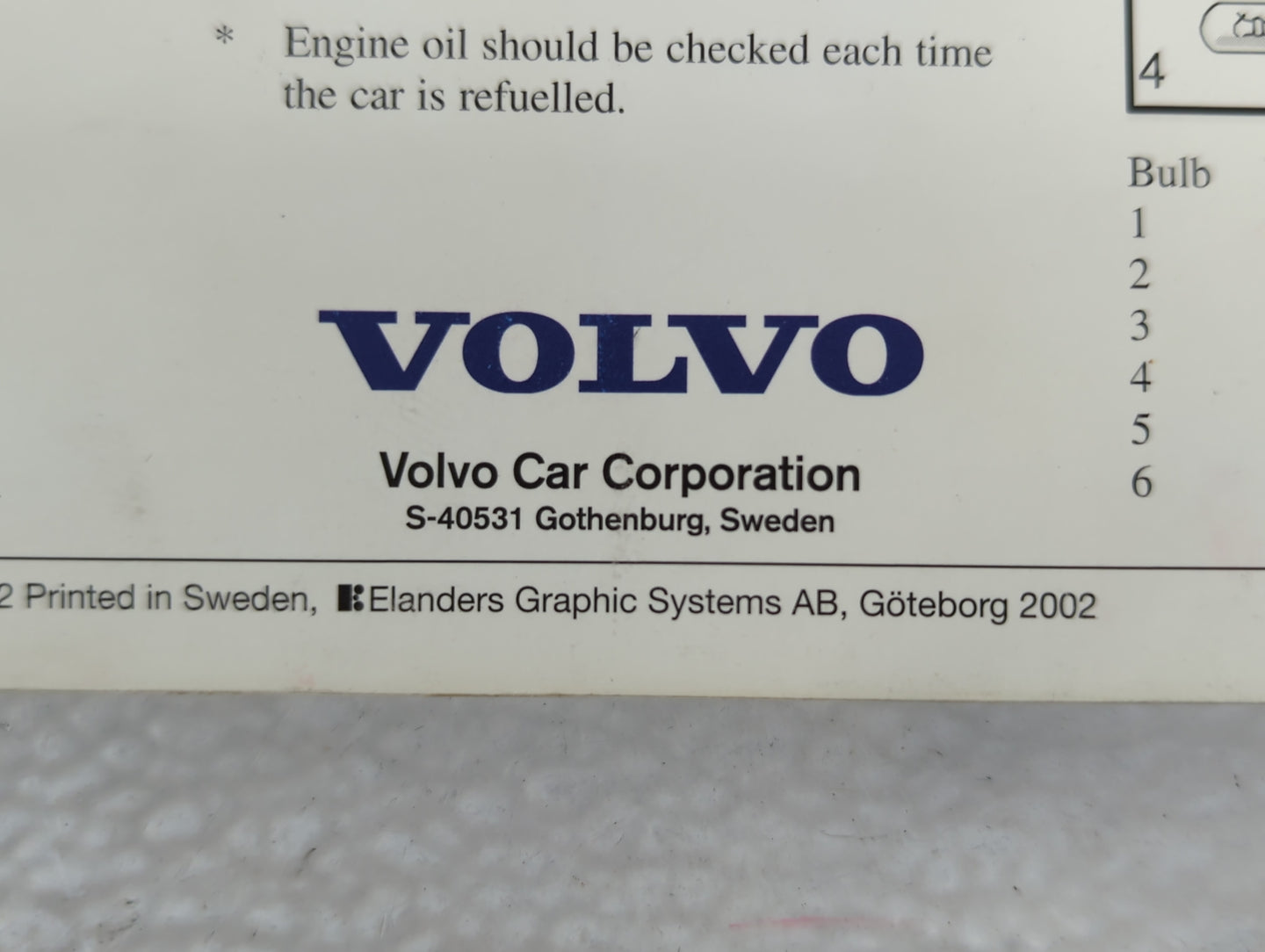 2003 Volvo S80 Owners Manual Book Guide OEM Used Auto Parts - Oemusedautoparts1.com