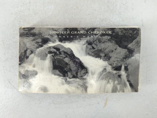 2000 Jeep Grand Cherokee Owners Manual Book Guide P/N:81-326-0054 OEM Used Auto Parts - Oemusedautoparts1.com
