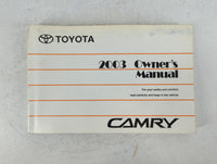 2003 Toyota Camry Owners Manual Book Guide P/N:01999-33593 OEM Used Auto Parts - Oemusedautoparts1.com