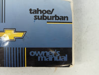 2010 Chevrolet Tahoe Owners Manual Book Guide P/N:C9609 B OEM Used Auto Parts - Oemusedautoparts1.com