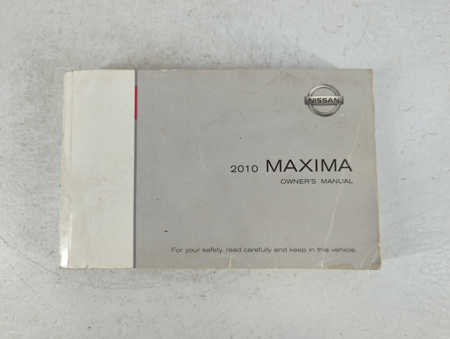 2010 Nissan Maxima Owners Manual Book Guide P/N:OM0E-0A35U0 OEM Used Auto Parts - Oemusedautoparts1.com