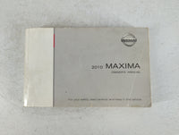 2010 Nissan Maxima Owners Manual Book Guide P/N:OM0E-0A35U0 OEM Used Auto Parts - Oemusedautoparts1.com