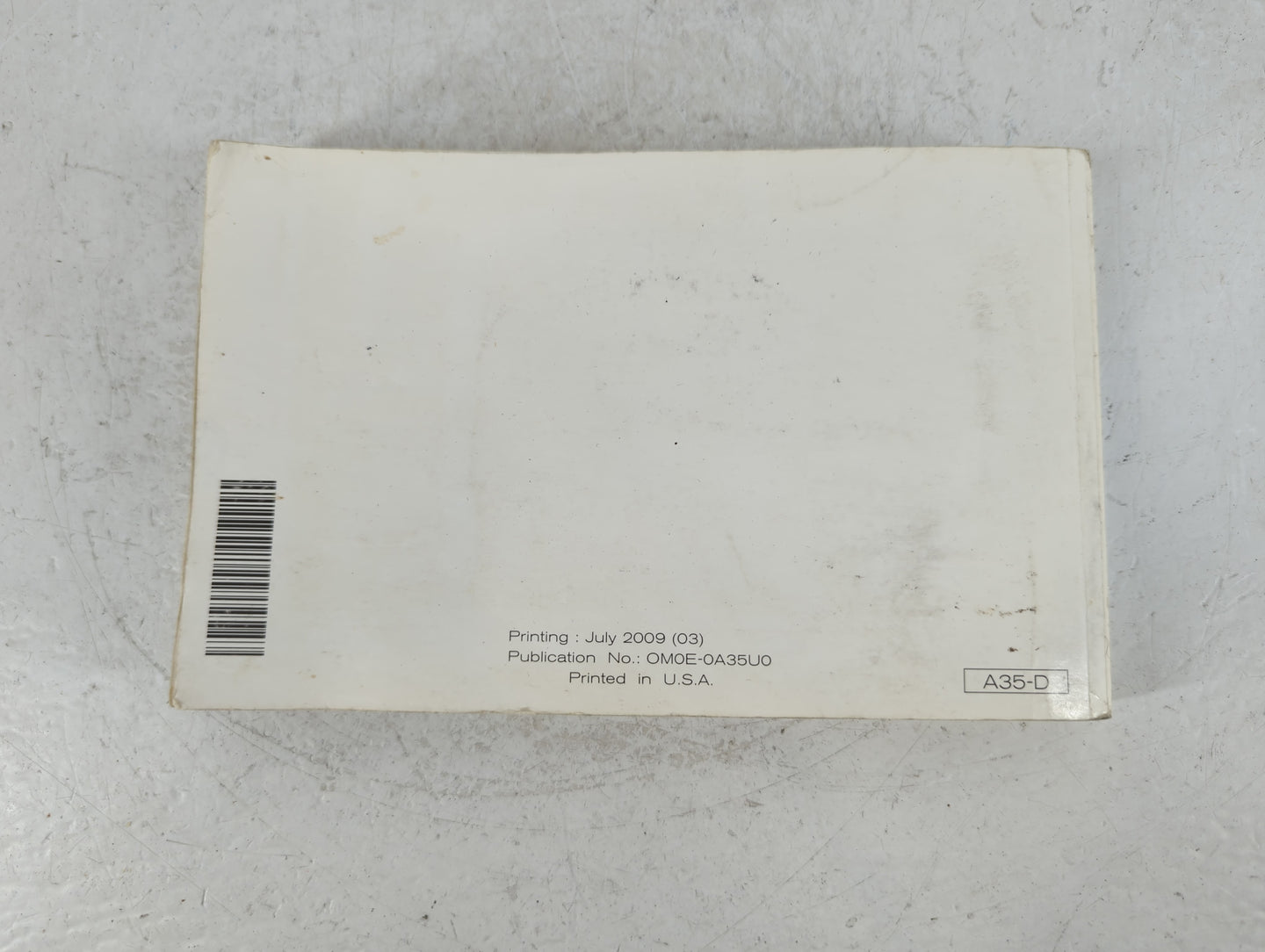 2010 Nissan Maxima Owners Manual Book Guide P/N:OM0E-0A35U0 OEM Used Auto Parts - Oemusedautoparts1.com