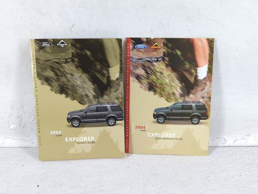 2004 Ford Explorer Owners Manual Book Guide P/N:4L2J-19A321-AC OEM Used Auto Parts - Oemusedautoparts1.com
