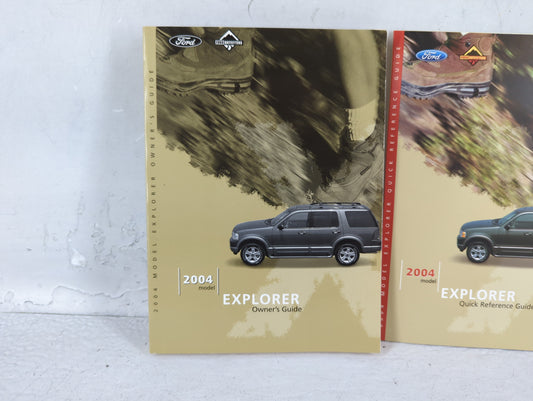 2004 Ford Explorer Owners Manual Book Guide P/N:4L2J-19A321-AC OEM Used Auto Parts