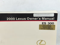 2000 Lexus Es300 Owners Manual Book Guide P/N:01999-33515 OEM Used Auto Parts - Oemusedautoparts1.com