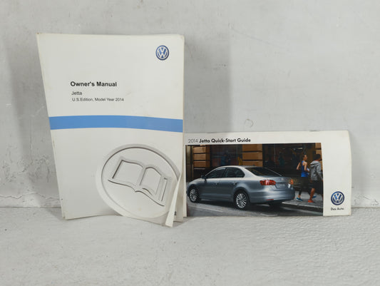 2014 Volkswagen Jetta Owners Manual Book Guide P/N:1415U1JT621 OEM Used Auto Parts - Oemusedautoparts1.com