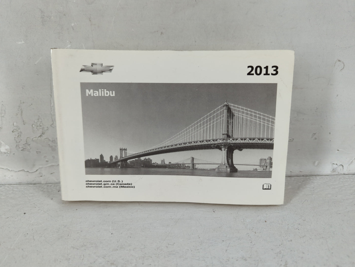 2013 Chevrolet Malibu Owners Manual Book Guide P/N:22941188 B OEM Used Auto Parts - Oemusedautoparts1.com