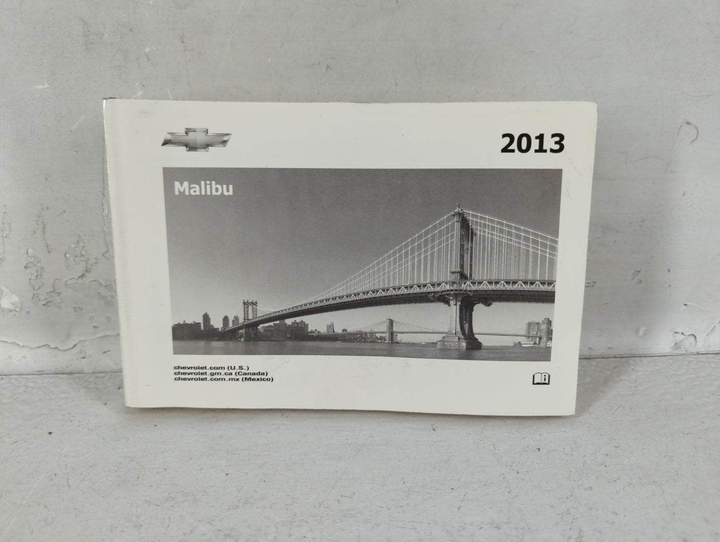 2013 Chevrolet Malibu Owners Manual Book Guide P/N:22941188 B OEM Used Auto Parts - Oemusedautoparts1.com