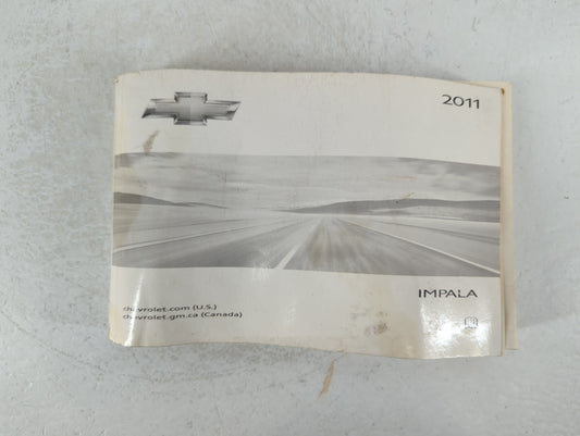 2011 Chevrolet Impala Owners Manual Book Guide P/N:20782813 B OEM Used Auto Parts - Oemusedautoparts1.com