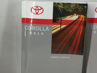 2015 Toyota Corolla Owners Manual Book Guide P/N:01999-12G79 OEM Used Auto Parts - Oemusedautoparts1.com