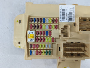 2014-2015 Kia Optima Fusebox Fuse Box Panel Relay Module P/N:VS912504C700QA Fits Fits 2014 2015 OEM Used Auto Parts