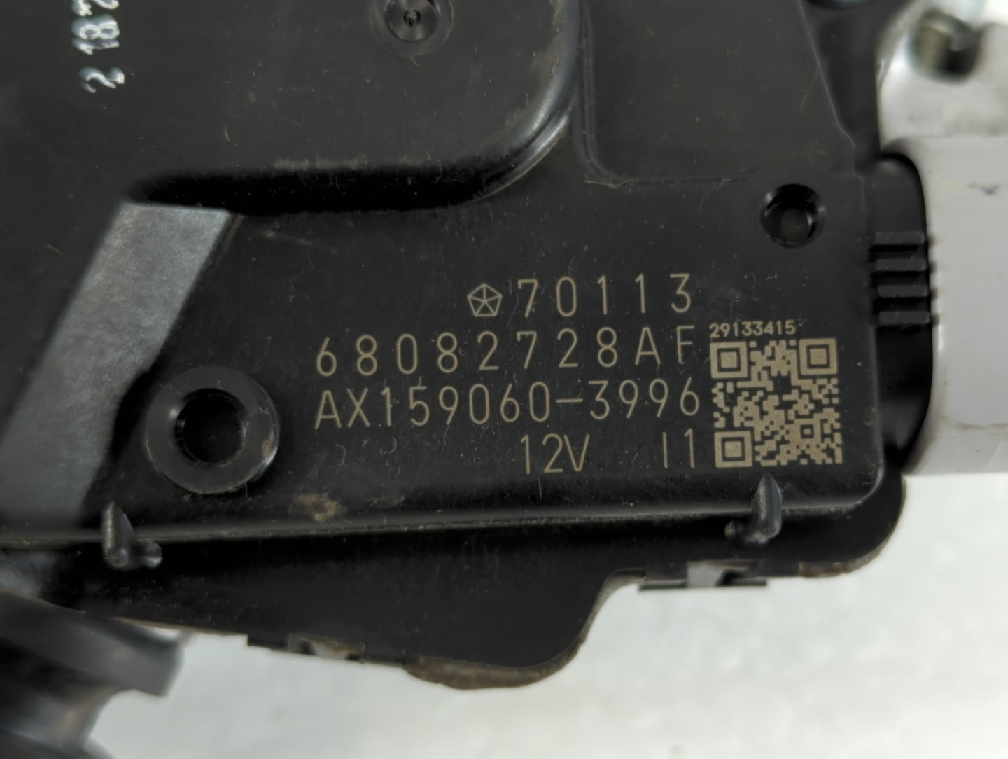 2011-2022 Dodge Charger Front Windshield Wiper Motor P/N:68082728AF Fits OEM Used Auto Parts - Oemusedautoparts1.com