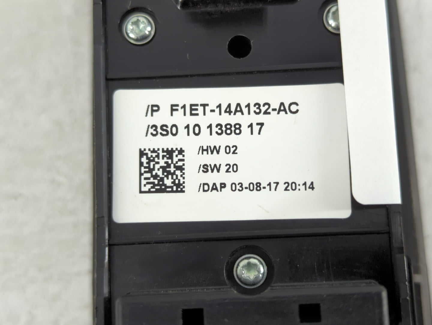 2013-2019 Ford Escape Master Power Window Switch Replacement Driver Side Left P/N:F1ETT-14A132-AC Fits OEM Used Auto Parts - Oemusedautoparts1.com