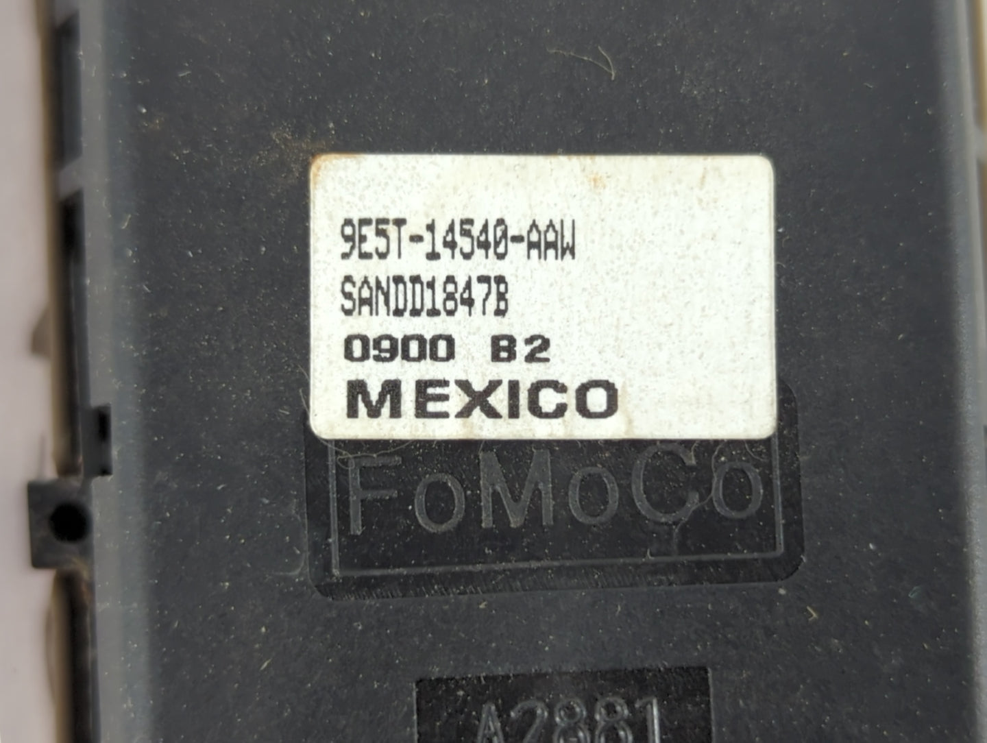 2010-2012 Ford Fusion Master Power Window Switch Replacement Driver Side Left P/N:9E5T-14540-AAW Fits Fits 2010 2011 2012 OEM Used Auto Parts - Oemusedautoparts1.com