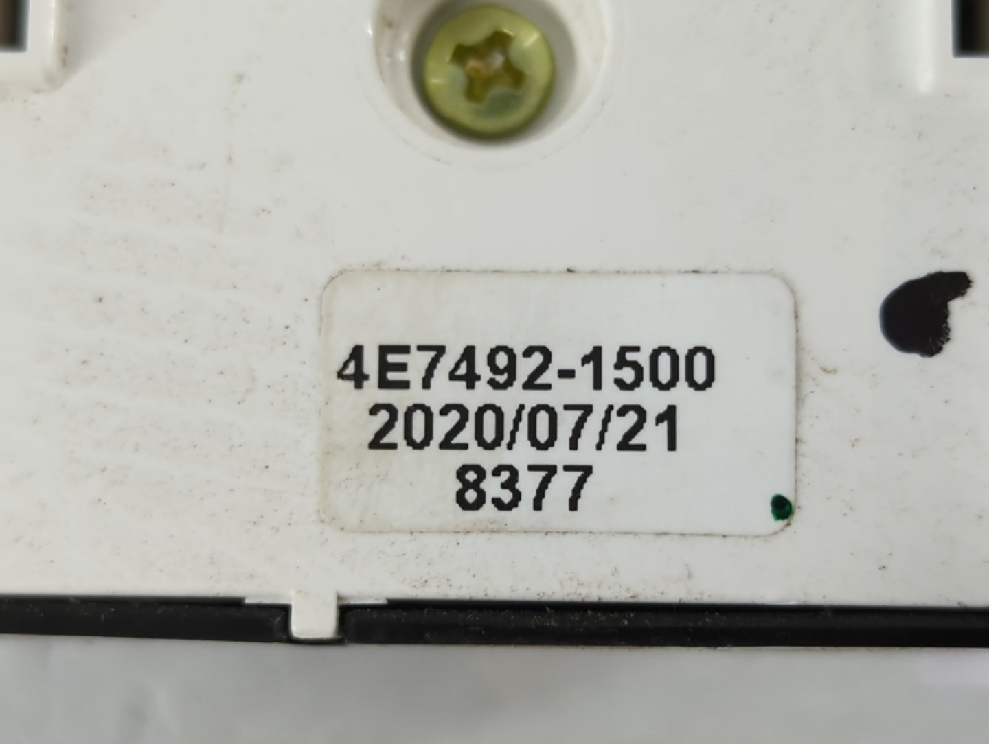 2021 Kia Forte Master Power Window Switch Replacement Driver Side Left P/N:4E7492-1500 Fits OEM Used Auto Parts - Oemusedautoparts1.com