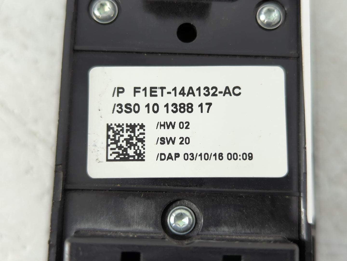 2013-2019 Ford Escape Master Power Window Switch Replacement Driver Side Left P/N:F1ET-14A132-AC Fits OEM Used Auto Parts - Oemusedautoparts1.com