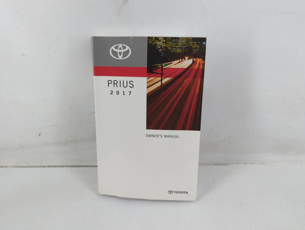 2017 Toyota Prius Owners Manual Book Guide P/N:01999-47B54 OEM Used Auto Parts