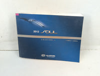 2012 Kia Soul Owners Manual Book Guide P/N:A2KO-EU21F OEM Used Auto Parts - Oemusedautoparts1.com