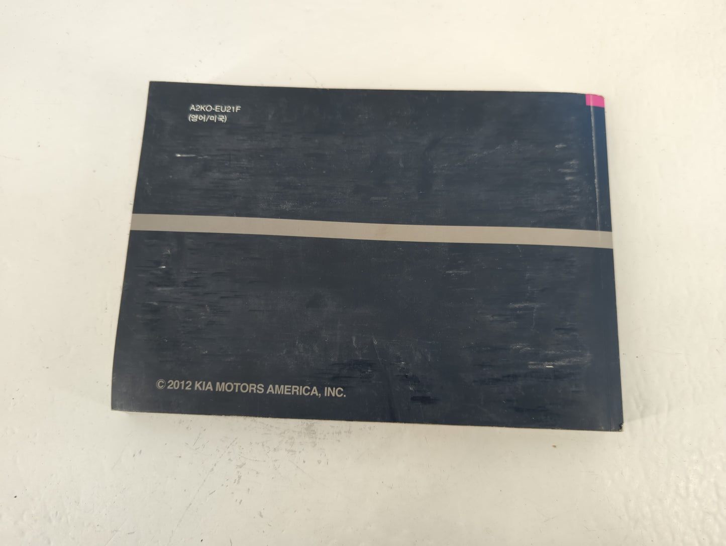 2012 Kia Soul Owners Manual Book Guide P/N:A2KO-EU21F OEM Used Auto Parts - Oemusedautoparts1.com