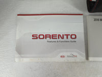 2016 Kia Sorento Owners Manual Book Guide OEM Used Auto Parts - Oemusedautoparts1.com