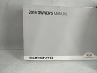 2016 Kia Sorento Owners Manual Book Guide OEM Used Auto Parts - Oemusedautoparts1.com