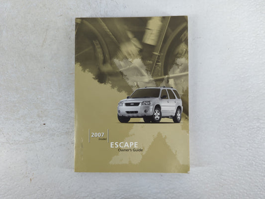 2007 Ford Escape Owners Manual Book Guide P/N:7L8J-19A321-AA OEM Used Auto Parts - Oemusedautoparts1.com