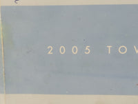 2005 Chrysler Town & Country Owners Manual Book Guide P/N:81-026-0516 OEM Used Auto Parts - Oemusedautoparts1.com