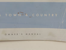 2005 Chrysler Town & Country Owners Manual Book Guide P/N:81-026-0516 OEM Used Auto Parts