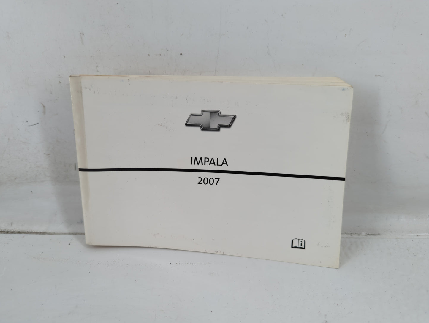2007 Chevrolet Impala Owners Manual Book Guide P/N:15863014 B OEM Used Auto Parts - Oemusedautoparts1.com