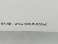 2007 Mazda Cx-7 Owners Manual Book Guide P/N:9999-95-080C-07 OEM Used Auto Parts - Oemusedautoparts1.com