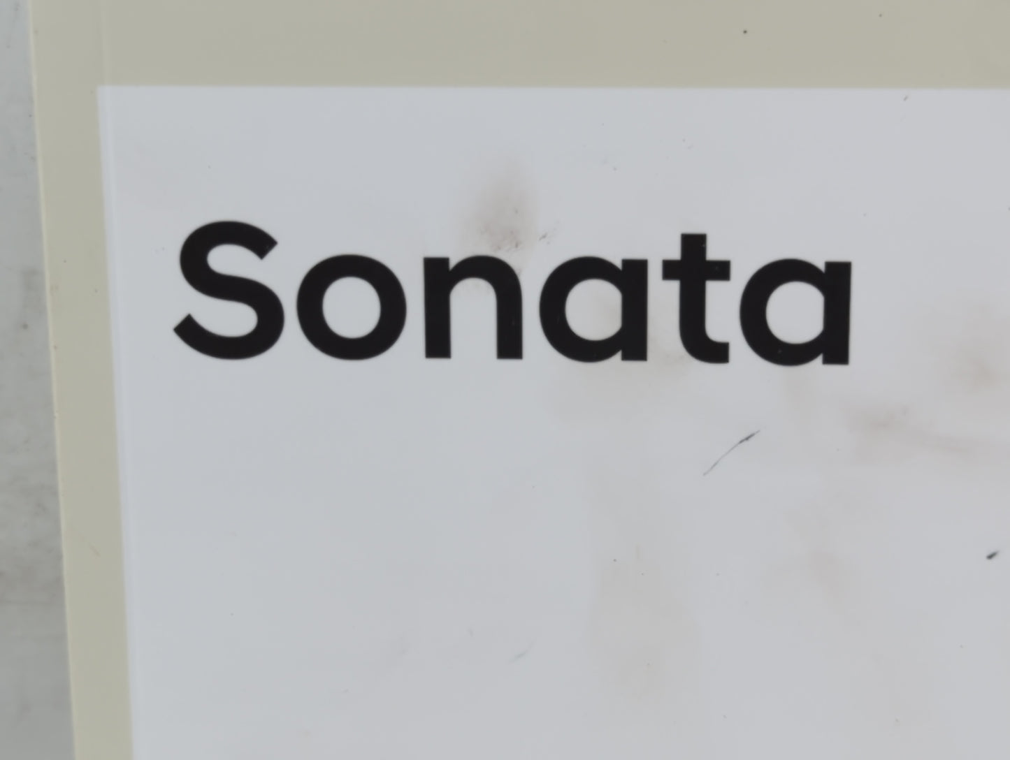 2018 Hyundai Sonata Owners Manual Book Guide P/N:JC1O-EU76B OEM Used Auto Parts - Oemusedautoparts1.com