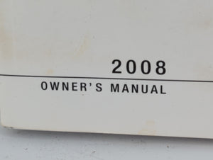 2008 Chrysler Chrysler R/t Owners Manual Book Guide P/N:81-026-0843 OEM Used Auto Parts